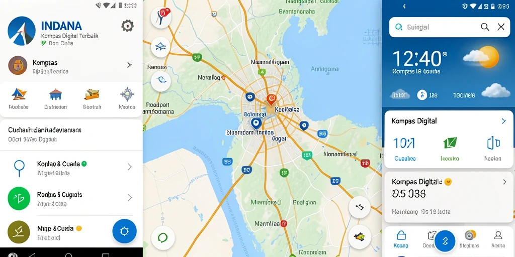 Tampilan antarmuka aplikasi INDAAA yang intuitif dan informatif.