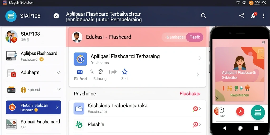 Antarmuka aplikasi SIAP108 yang menarik dan fungsional.